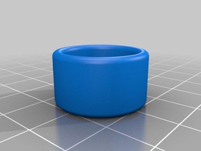 meu personalizados anel de borda redonda anéis 3d print model - Mito3D