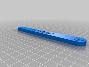 my customized custom keychain proto buildbar logo keychains 3d print model - Mito3D