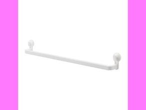 ikea towel rack suction cup hook kitchen dining 3d print model - Mito3D