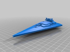 procursator-class star destroyer modèles impériale wars, navires 3d print model - Mito3D
