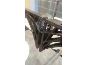 shelf bracket remix suction cup bathroom accessories mirror 3d print model - Mito3D
