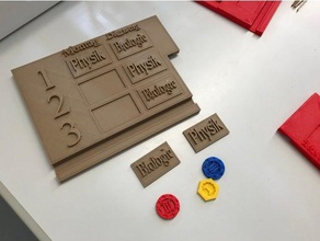 juego personalizado-las monedas de muchos juegos los juguetes boardgame mesa brettspiel brettspielzuebhr personalizado figura spielfiguren 3d print model - Mito3D