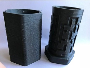 cilíndrica labirinto de quebra caixa 3d impressão 3d print model - Mito3D