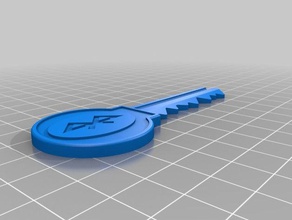 bluetooth nfc tag key electronics 3d print model - Mito3D