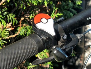 pokemon go plus bicycle mount gadgets 3d print model - Mito3D