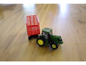 164 scale hay wagon toy game accessories 3d printed printer printing cura ertl fusion 360 tronxy p802ma 3d print model - Mito3D