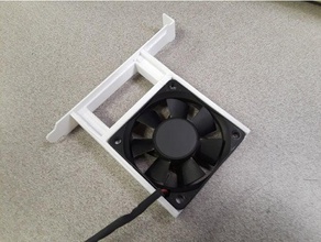 equipo de cubierta la ranura gpu montaje del ventilador 60 mm 15 3d print model - Mito3D
