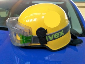 safety glases holder dr&aumlger hps 4300 other ffw helmet mount thw 3d print model - Mito3D