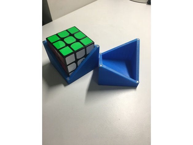 rubiks cube armazenamento de caixa ímãs recipientes caso 3D print model - Mito3D