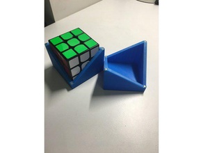 rubiks cube storage box magnets containers case 3d print model - Mito3D