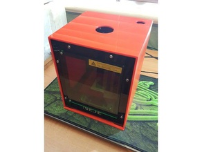 neje dk-8-kz enclosure diy case engraver engraving laser safety 3d print model - Mito3D