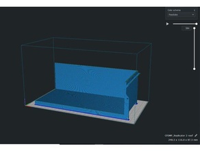 replicator 2 roof 3d printer accessories enclosure maker bot 3d print model - Mito3D