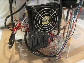 ana kartı kasa mosfet anet a8 3d yazıcı parçalar baskı abs kapak soğutucu soğutma cpu mühendislik fan kart kapağı hızlı 3d print model - Mito3D
