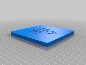 alien chess box lid 3d printing 3d print model - Mito3D
