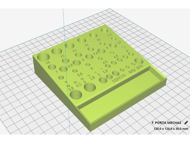 tutucu porta mecha matkap 3d yazıcı ekstruderler 3D print model - Mito3D
