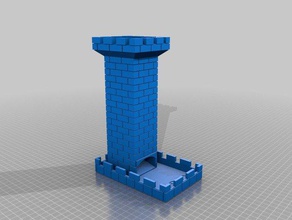 d&d Würfel-Turm 3d print model - Mito3D