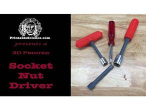 3d printed socket nut driver hand tools 3d print model - Mito3D