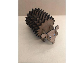 hedgehog coasters art 3mm mdf animal beercoaster coffee cool cup cute drink echidna gift home hot household lasercut laser cut plywood protection spikey tea 3d print model - Mito3D