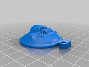 ffxv crânio botões adereços fantasia a final fantasy 15 3d print model - Mito3D