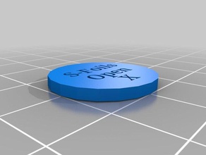 x-wing s-folhas de token 3d impressão 3d print model - Mito3D