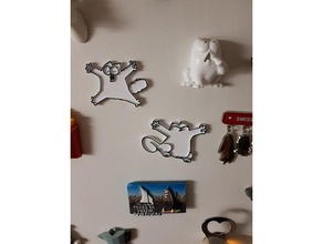 simons cat magnet animals 3d print model - Mito3D
