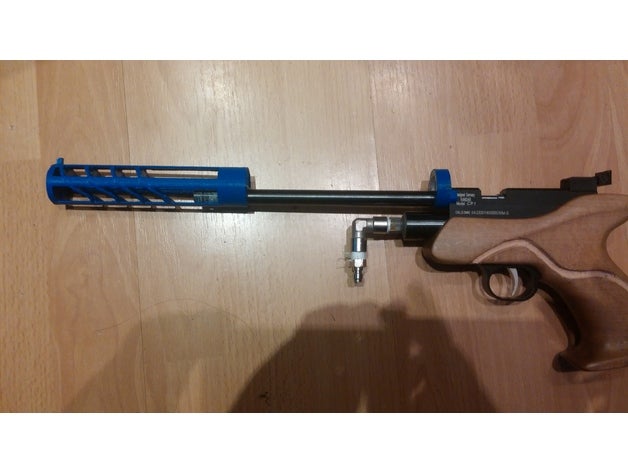 kandar cp1 silencer sport outdoors airgun air rifle bull barrel spa 3D print model - Mito3D