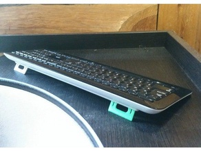 microsoft wireless keyboard 800 pierna equipo pie de teclado mecánico 3d print model - Mito3D