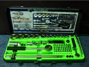 socket wrench organizer tool holders boxes diy set box 3d print model - Mito3D