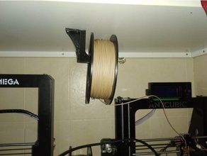 spooler di titolare 3d la stampante accessori filamento porta bobina 3d print model - Mito3D