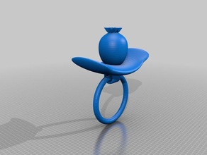 pavot sucette mohn schnuller les jouets jeux 3d print model - Mito3D