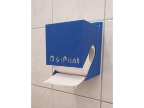 automatic toilet paper holder bathroom 3d print model - Mito3D
