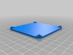 pc case fan cover plate 80mm 120mm 140mm computer 3d print model - Mito3D