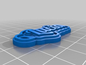 luc&iacutea llaveros personalizado 3d print model - Mito3D