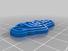 lucio keychains customized 3d print model - Mito3D