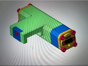 weaver-schienen akkuhalter mk1 otros 3d print model - Mito3D