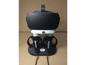 oculus rift cv1 stand video games mount touch 3d print model - Mito3D