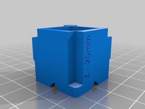 better 3 axis calibration cube 3d printer accessories sla 3d print model - Mito3D