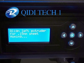 extendido cama de nivelación código qidi tech 1 3 d la impresión pruebas alineación construcción plataforma gcode x3g 3d print model - Mito3D