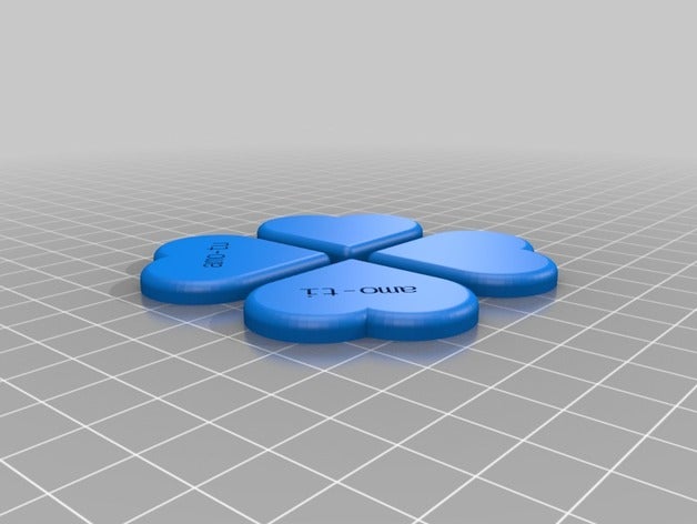 corazones Dekor angepasst 3D print model - Mito3D