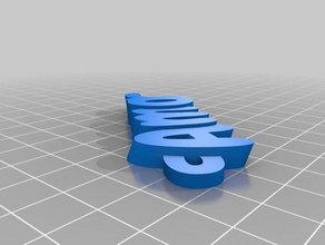 amor Schlüsselanhänger angepasst 3d print model - Mito3D