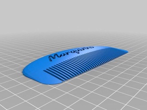 marc barbe peigne la salle de bains personnalisé 3d print model - Mito3D