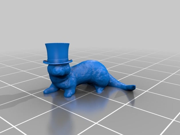 parte de la nutria esculturas 3D print model - Mito3D