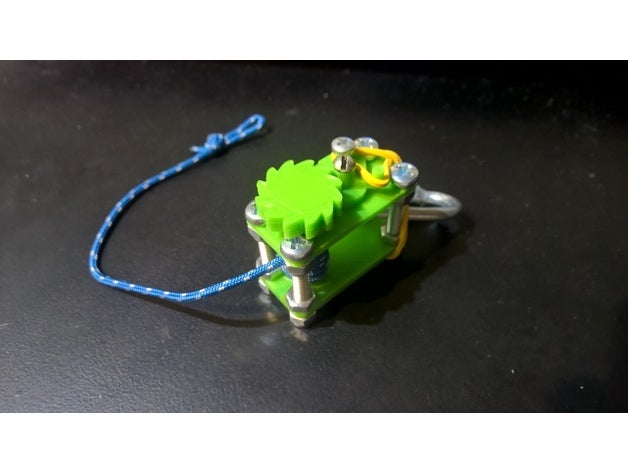 mini clé à cliquet passe-temps mécanique le mécanisme corde 3D print model - Mito3D
