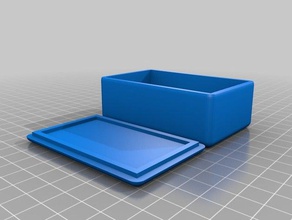 meine angepasste einfache parametrische Projekt-box Elektronik 3d print model - Mito3D