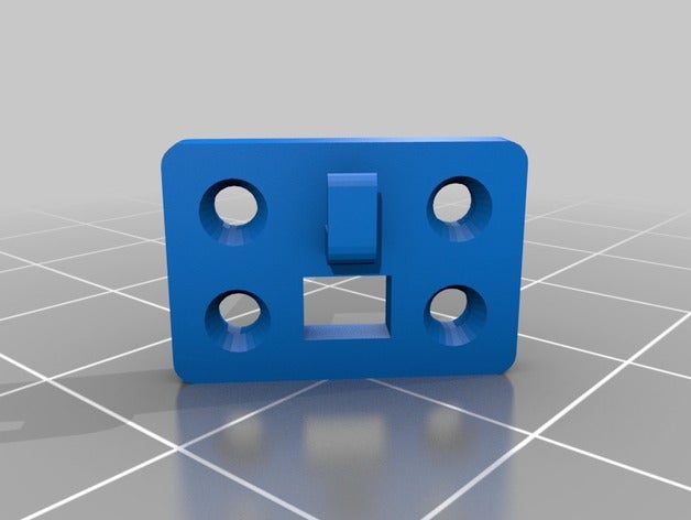 bracket design 15 household mounting 3D print model - Mito3D