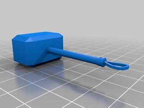 mj&oumllnir 3d impressão marvel norsemythology thor thors hammer 3d print model - Mito3D