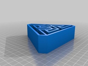 inseguimenti ottici illusione del triangolo 2d art personalizzato 3d print model - Mito3D