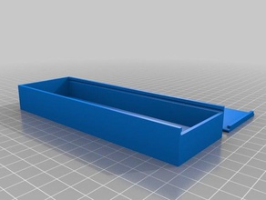drill bit boxw slide cover containers customized 3d print model - Mito3D
