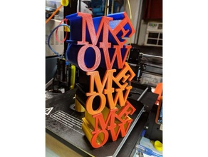 miyav kedicik seviyorum heykeller kedi 360 füzyon 3d print model - Mito3D