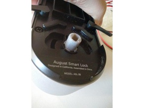 august smartlock not pro 3rd gen newer defiant deadbolt adapter replacement parts 3d print model - Mito3D
